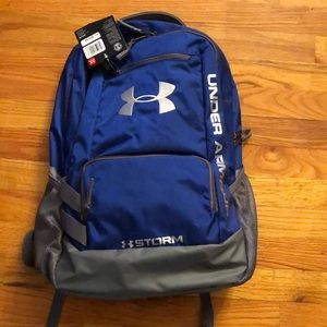 Under Armour UA Team Hustle Blue Backpack NWT!💙